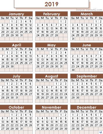 Get the free printable 2021 calendar to organize the year. Islamic Calendar 2019