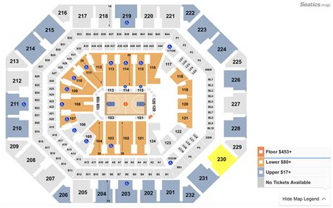 Phoenix Suns Seating Chart Arena Arena Seating Chart