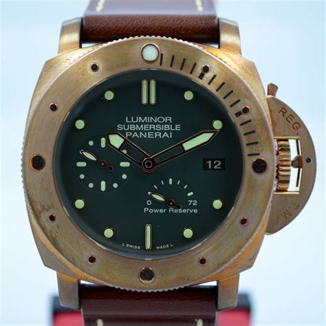 Panerai Bronzo Pam 507 Luminor 1950 Submersible Power Reserve 3 Days