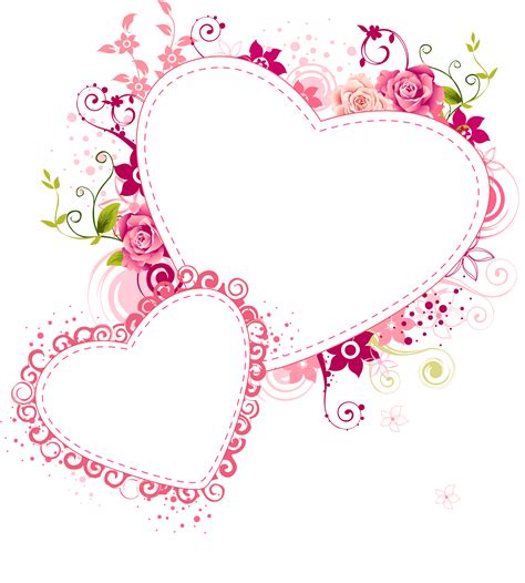 Picture Frames Paper Love Heart Glass Love Frame Png Download 2191