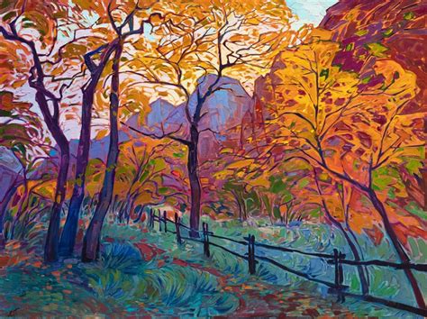 This Painting Is Being Displayed In The Exhibition Erin Hanson