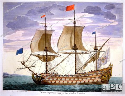 French Sailing Ship 17th Century Stock Photo Picture And Rights