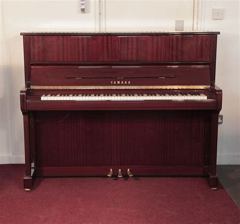 Yamaha P N Upright Piano For Sale With A Mahogany Case And Brass