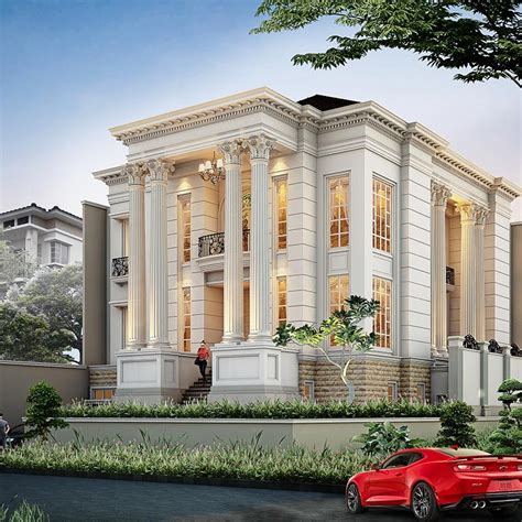 Residential Luxury Classic Villa Exterior Design