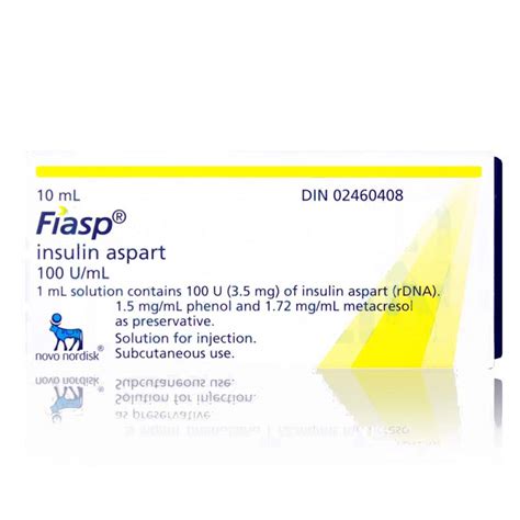 Fiasp Vial Insulin Aspart Pharmaserve