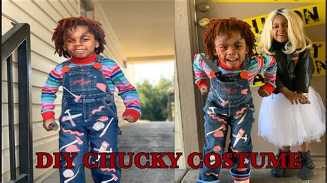 No Sew Chucky Halloween Tutorial Diy Chuckys Overalls Good Guys