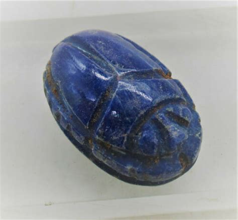 Beautiful Ancient Egyptian Lapis Lazuli Scarab Antique Price Guide