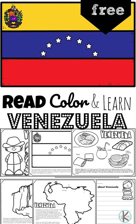 Free Read Color And Learn About Venezuela For Kids