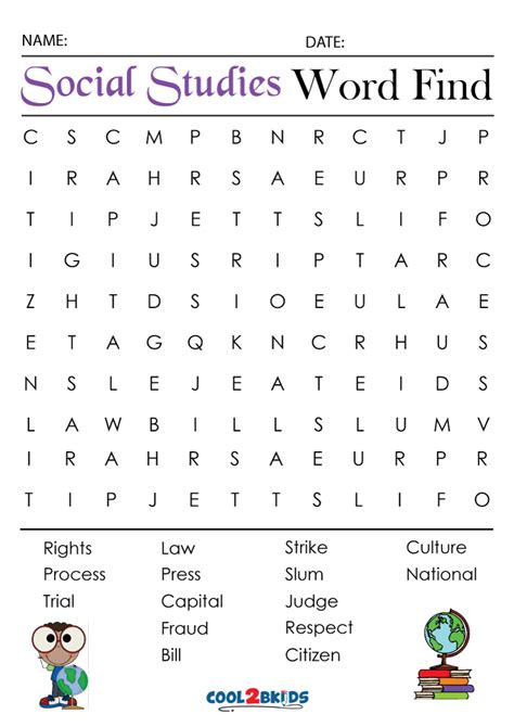 Word Search Worksheets For Grade 1