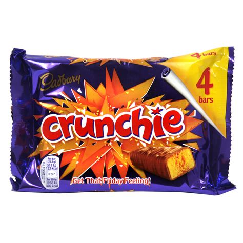 cadbury crunchie 4pk 10x100g cadbury s british chocolate kellys wholesale and distribution