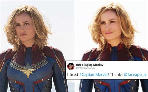 Sexist Troll Wants Captain Marvel To Smile Brie Larsons Response Is Epic