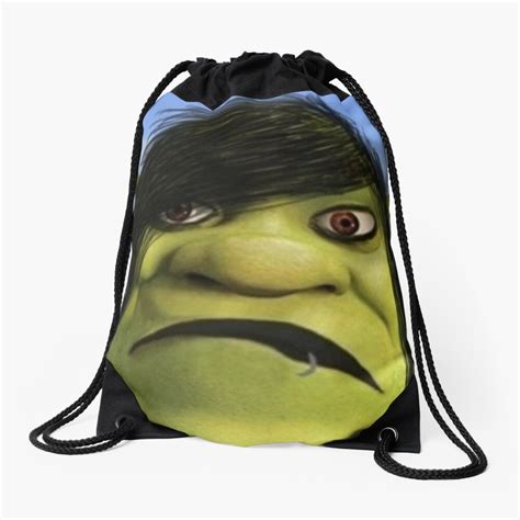 Emo Shrek Drawstring Bag For Sale By Alexis6214 Redbubble