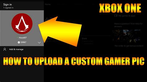 Xbox custom gamerpicture and gamerscore modding prerequisites: Upload CUSTOM Xbox One Gamerpic for Profile & Clubs | Xbox ...