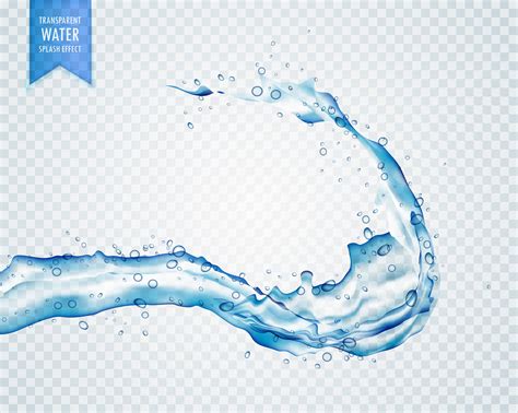 Blue Water Liquid Splash On Transparent Background Vector Choose From