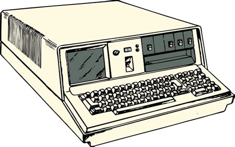 S Era Portable Computer Clip Art Free Vector In Open Office Drawing Svg