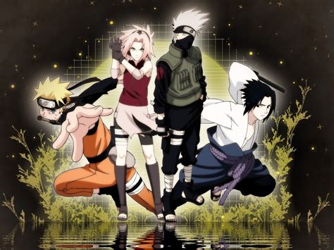 Naruto Characters Team Kakashi