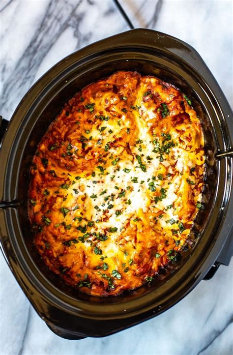 Easiest Ever Crockpot Lasagna Recipe The Girl On Bloor