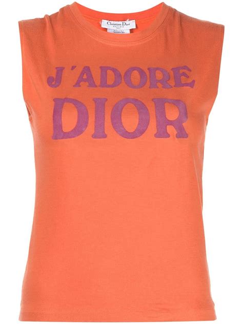 Christian Dior 2002 Pre Owned Jadore Dior Tank Top Farfetch