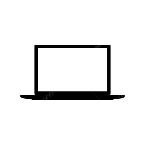 Laptop Logo Black And White