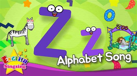 Combining these letters is how the words necessary for communication the alphabet in english is one of the fundamental points to start learning english. Alphabet Song - Alphabet 'Z' Song - English song for Kids ...