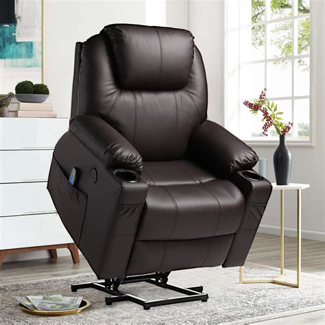 Buy Vuyuyu Power Lift Recliner Chair Pu Leather Recliner With Massage