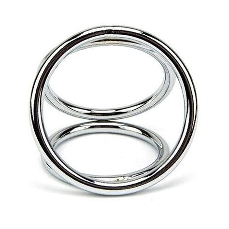 Cock Rings Metal 3 Cock And Ball Cage Strong Erection Sex Aid Bdsm Fast Pandp Ebay