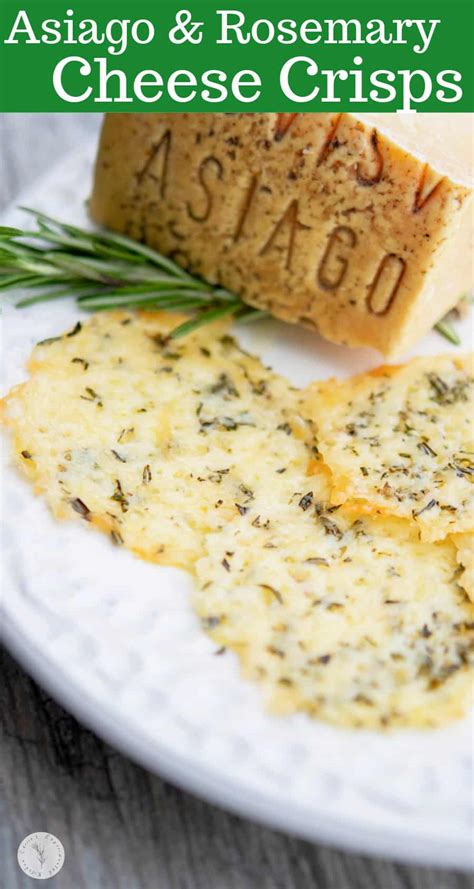 Asiago And Rosemary Cheese Crisps Carries Experimental Kitchen