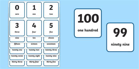 7 Best Images Of Printable Number Flash Cards 1 100 Number Images