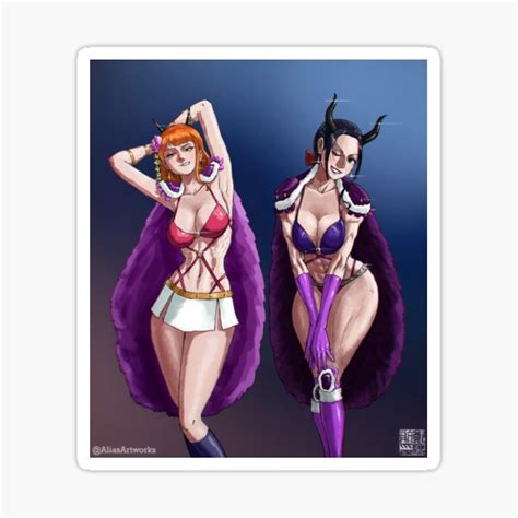 Nami And Robin Beast Pirates Outfits Sticker For Sale By