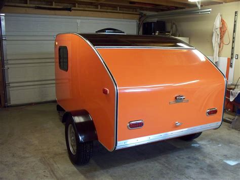 An excellent way to travel with a small towable rv is to consider designing and building a camper known as a teardrop. Teardrop Camper build by rpdynalo