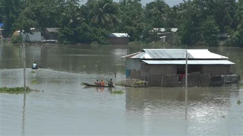 Second Wave Of Flood Hits Assam Farmers Thousands Forced To Live On Roads With No Food India