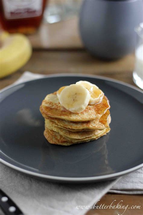 Healthy Two Ingredient Pancakes Free Of Gluten Dairy And Added Sugar