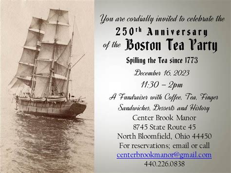 Boston Tea Party 250th Anniversary