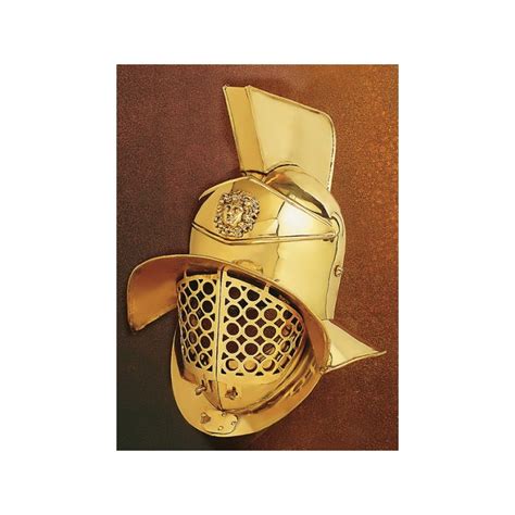 Roman Helmet Gladiator Of Pompeii Brass Details Material Brass