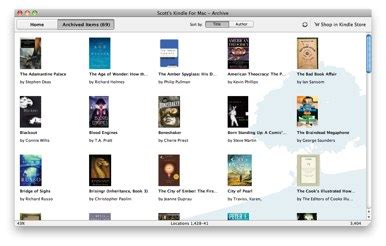 You can download and read the kindle books on your pc using this feature. Amazon brings Kindle app to the Mac | Macworld