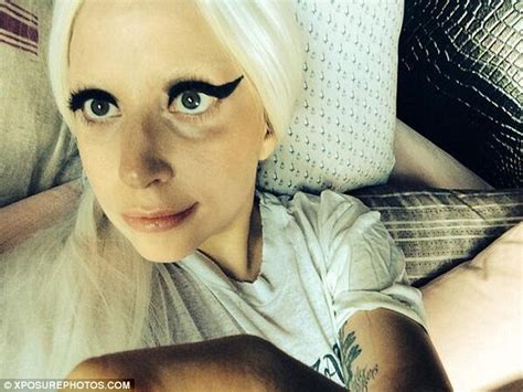 lady gaga posts bedtime selfie after a long day of tour rehearsals in a full face of make