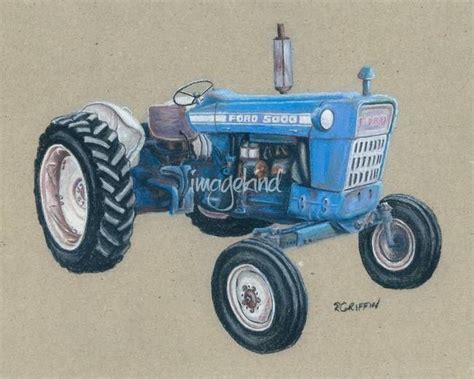 Ford By L R Griffin In 2022 Tractor Art Tractor Drawing Tractors