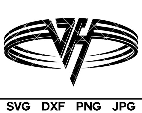 Van Halen Logo Svg Famous Music Rock Band Vintage Reto Cut Etsy