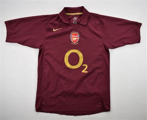 2005 06 Arsenal London Shirts M Football Soccer Premier League