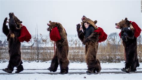 Dark Strange Nights With Romania S Bear Dancers Cnn Travel