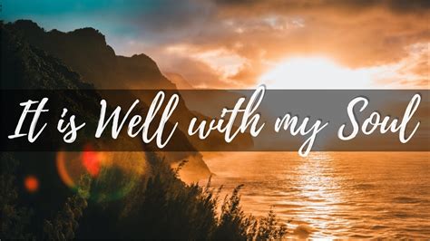 It Is Well With My Soul Hymn Lyric Video Flute Instrumental Youtube