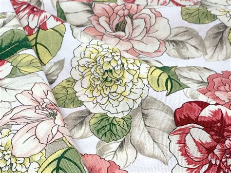 Waverly Inspirations 100 Cotton Duck 45 Width Garden Coral Color