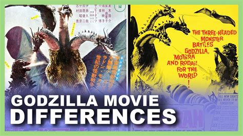 Ghidorah The Three Headed Monster 1964 Differences Youtube