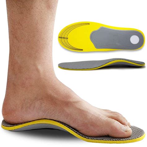Pinkiou Arch Support Insoles For Flat Feet Orthotic Inserts For Plantar