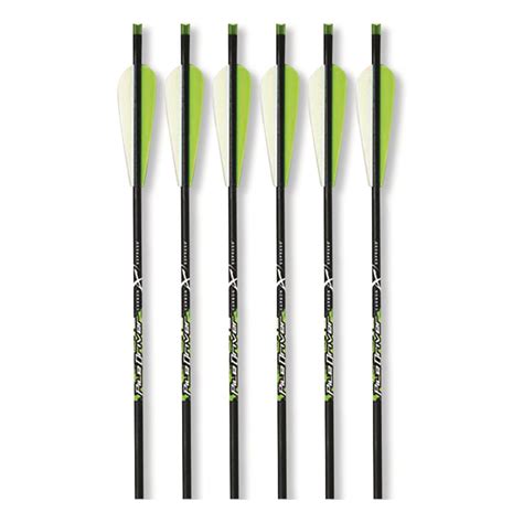Carbon Express Piledriver 20 Crossbow Bolts With Lighted Nocks 3 Pack