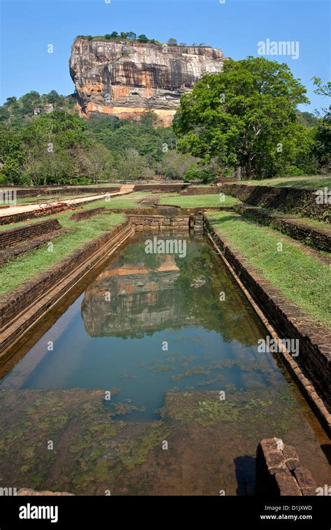 Sigiriya Rock Unesco World Heritage Site Sri Lanka Stock Photo Alamy