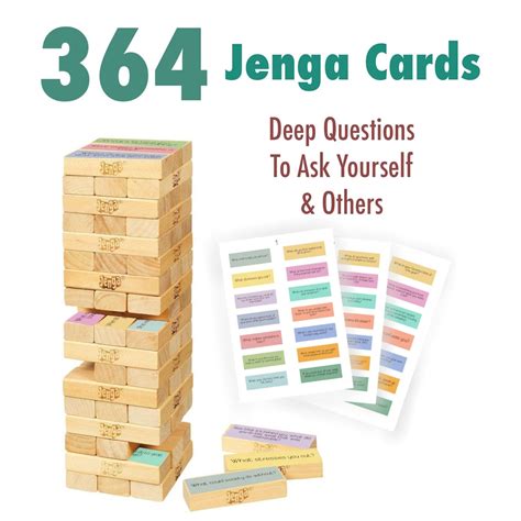 Therapy Jenga 364 Deep Questions To Ask Yourself And Others Halloween