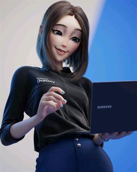 The New 3d Samsung Girl Is Making Me Feel Some Kinda Way Samsung Sam