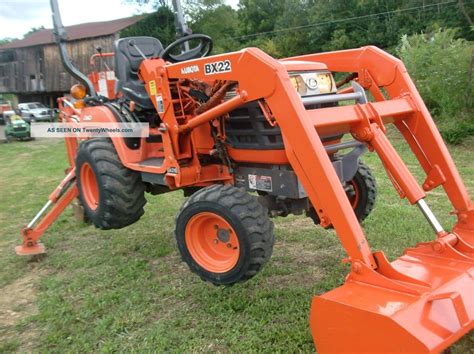 2003 Kubota Bx22 Compact Tractor With Loader And Backhoe