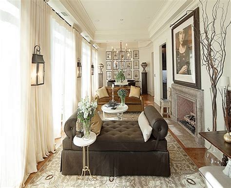 Long narrow living room idea #2: Long Living Room Ideas - Transitional - living room ...